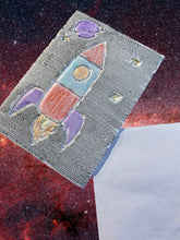 Load image into Gallery viewer, Rockets, Rovers &amp; Robots Space themed block printing workshop Saturday 22nd February 11 - 12