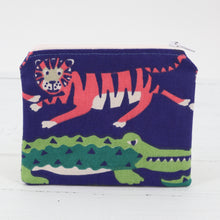 Load image into Gallery viewer, Safari animals fabric coin purse